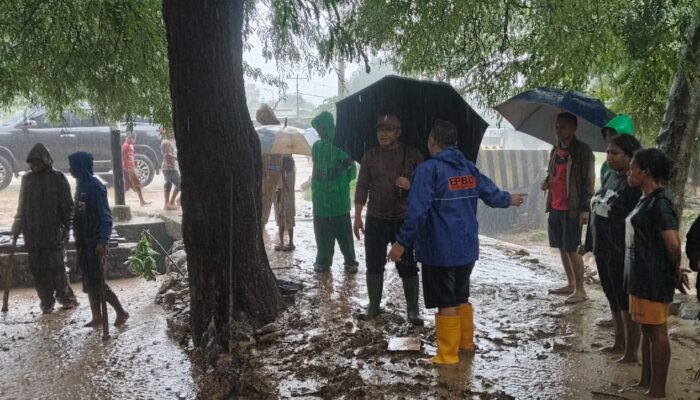 Pantau Lokasi Terdampak Banjir, Penjabat Wali Kota Kupang Minta BPBD Siaga Bencana