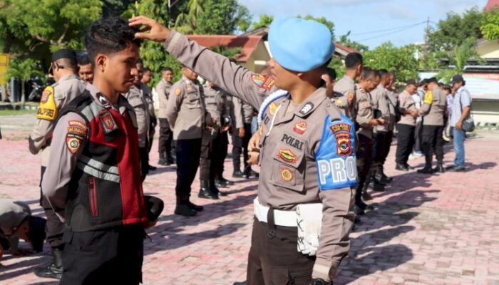 Polres Sumba Timur Lakukan Gakktiblin, Wujudkan Anggota Polri Disiplin dan Profesional