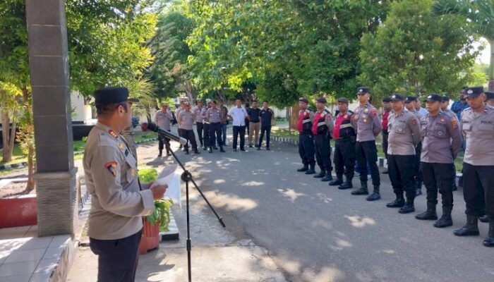 Jamin Situasi Kondusif, Polres Sumba Timur Amankan Pleno Penetapan Bupati dan Wakil Bupati Terpilih