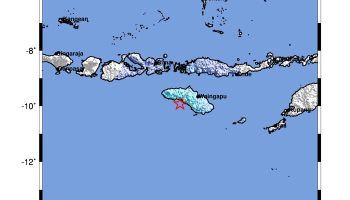 Gempa 5,0 SR Guncang Selatan Sumba, Getarannya Terasa Hingga Waingapu dan Bima