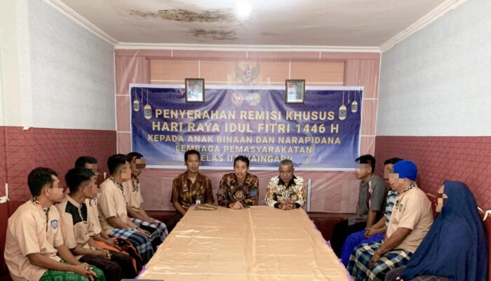 Berperilaku Baik Jalani Masa Tahanan, 10 Warga Binaan Dapat Remisi Khusus Nyepi dan Idul Fitri