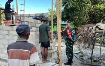 Pastikan TMMD Ke-123 Berjalan Lancar, Dandim 1601/Sumba Timur Tinjau Pekerjaan Fisik Di Desa Kaliuda