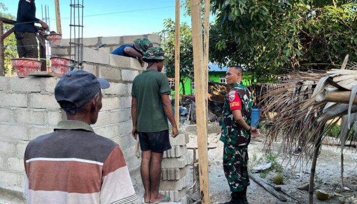 Pastikan TMMD Ke-123 Berjalan Lancar, Dandim 1601/Sumba Timur Tinjau Pekerjaan Fisik Di Desa Kaliuda