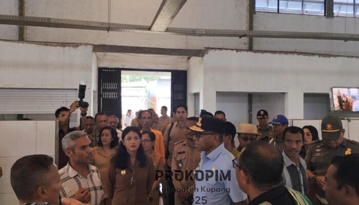 Kunjungi Pasar Lili, Wakil Gubernur NTT Data Potensi dan Lakukan Penataan Serta Tingkatkan PAD