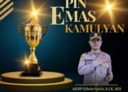 AKBP Edwin Saleh Dianugerahi Pin Emas Kamulyan, Bukti Dedikasi Tanpa Batas untuk Masyarakat