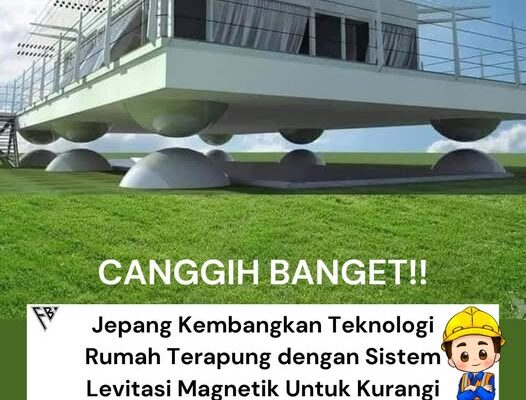 Jepang Ciptakan Rumah Terapung dengan Teknologi Levitasi Magnetik yang Kurangi Dampak Seismik Gempa