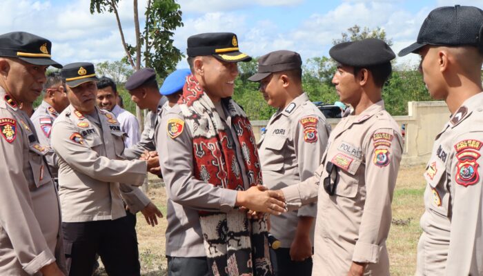 Kunjungi Polsek Jajaran, Kapolres Tekankan Pentingnya Semangat Sinergitas Jaga Kamtibmas