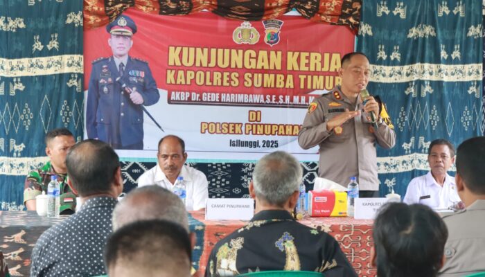 Kunjungi Dua Polsek Terselatan, Kapolres Sumba Timur Perkuat Sinergi Internal dan Bangun Komunikasi Dua Arah Polri dan Masyarakat