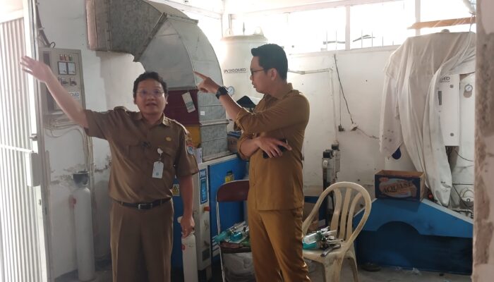 Sidak RSUD Umbu Rara Meha, Wakil Bupati Sumba Timur Dapati Mesin Oksigen Rusak
