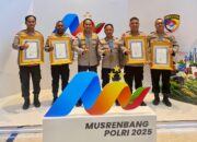 Empat Polres Jajaran Polda NTT Raih Penghargaan Pelayanan Prima dari Kemen PAN-RB