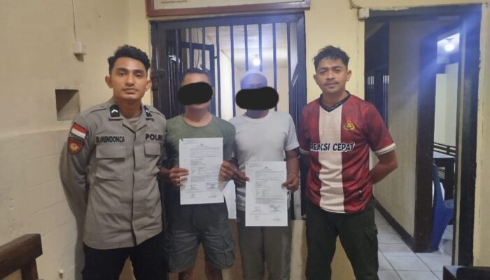 Modus Jual Beli Perhiasan Emas Palsu di Desa Terpencil, Dua Warga Asal Jambi dibekuk Polisi