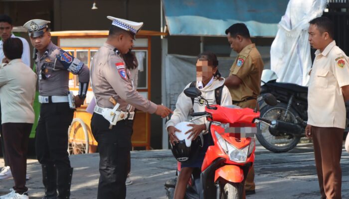 Pengendara Berusia Anak di Sumba Timur Terjaring Operasi Patuh