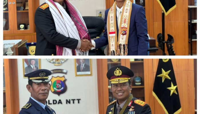 Konsul Timor Leste dan Inspektor Geral da PNTL Hadiri Peringatan Hari Bhayangkara Ke-79 di Polda NTT
