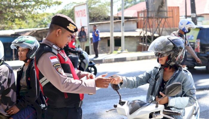 62 Pelanggaran Saat Operasi Patuh di Kota Kupang, Sanksi Tilang dan Teguran Humanis