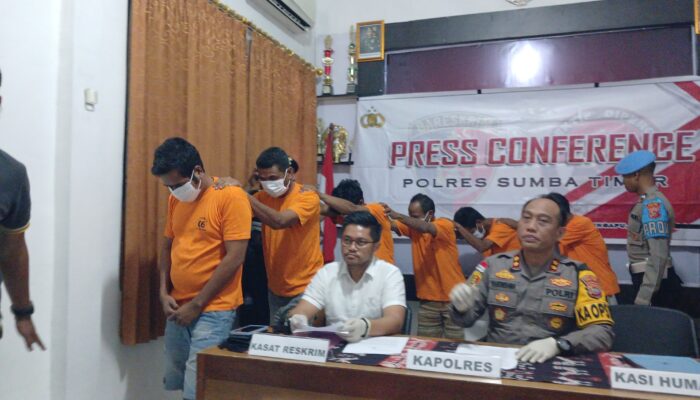 Polisi Amankan Enam Residivis, Modus Pakai Mobil Innova Angkut Sapi Curian