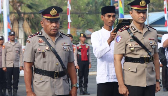 Kapolres Sumba Timur Minta Kasat Lantas Pahami Tugas dan Utamakan Kamseltibcarlantas