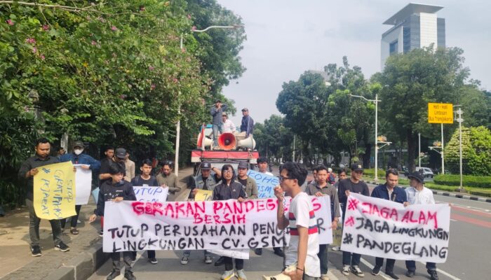 Pandeglang Bersih Geruduk Istana dan KLHK, Tuntut Penindakan Dugaan Pencemaran Lingkungan PT GSM